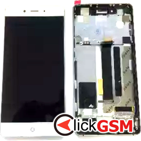 Piesa Piesa Display Cu Touchscreen Si Rama Alb Nubia Z11 2n7d