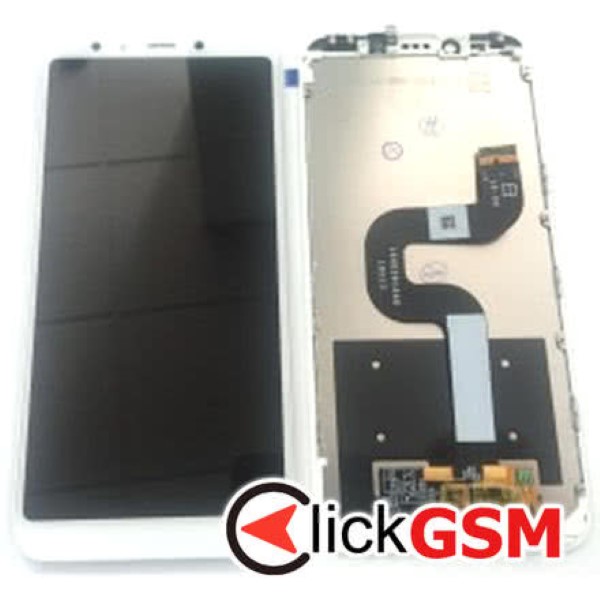 Piesa Piesa Display Cu Touchscreen Si Rama Alb Xiaomi Mi 6x 38bh