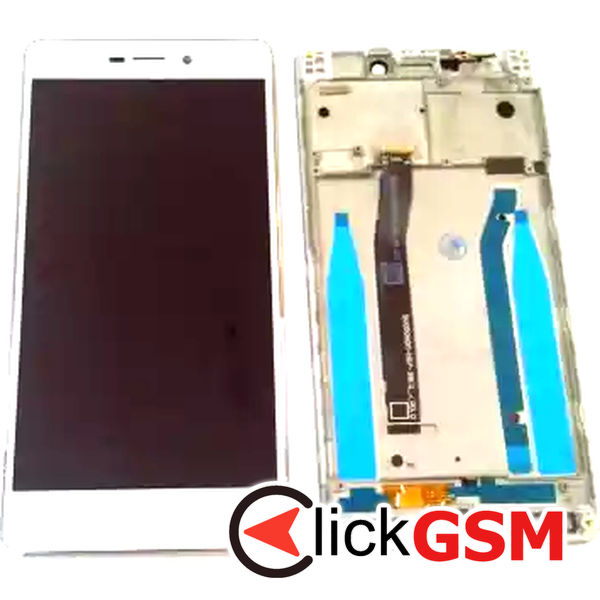 Piesa Display Cu Touchscreen Si Rama Alb Xiaomi Redmi 3 39g8