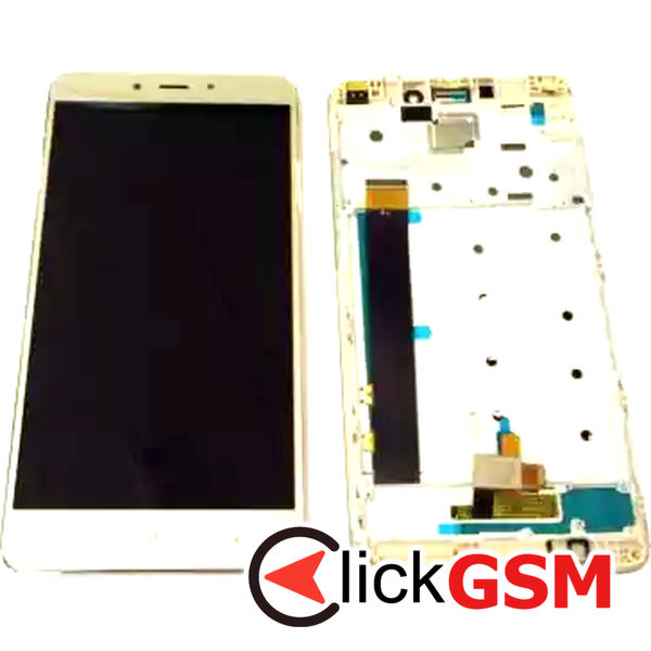 Piesa Display Cu Touchscreen Si Rama Alb Xiaomi Redmi Note 4 3a7t