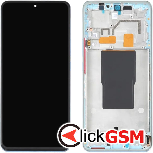 Piesa Display Cu Touchscreen Si Rama Albastru Xiaomi Redmi K50 Ultra 5g 4x5e