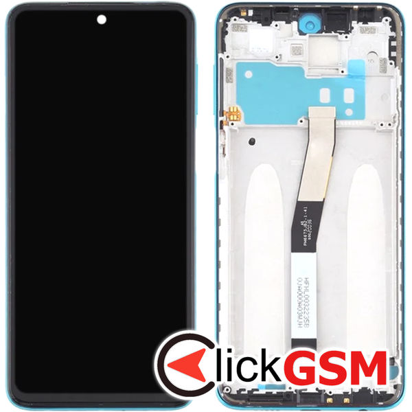 Piesa Display Cu Touchscreen Si Rama Albastru Xiaomi Redmi Note 9s 4xml