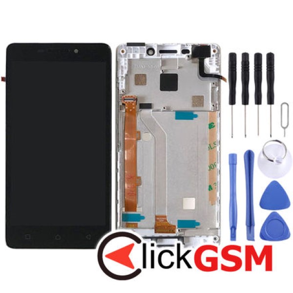 Piesa Display Cu Touchscreen Si Rama Ald Lenovo Vibe P1m 240m