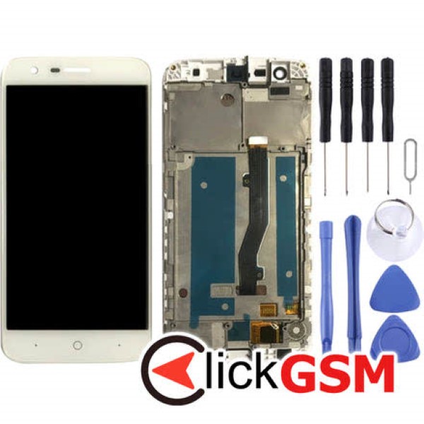 Piesa Display Cu Touchscreen Si Rama Ald Zte Blade V8 Lite 1y8o