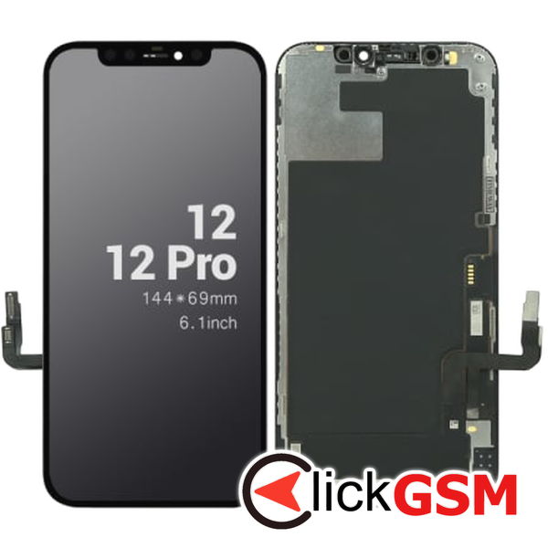 Piesa Display Cu Touchscreen Si Rama Apple Iphone 12 Pro 2dkq