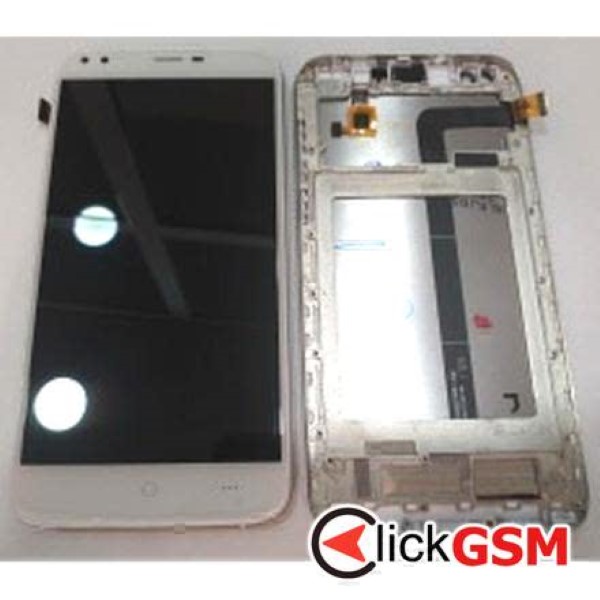 Piesa Display Cu Touchscreen Si Rama Argintiu Doogee X30 2hy6