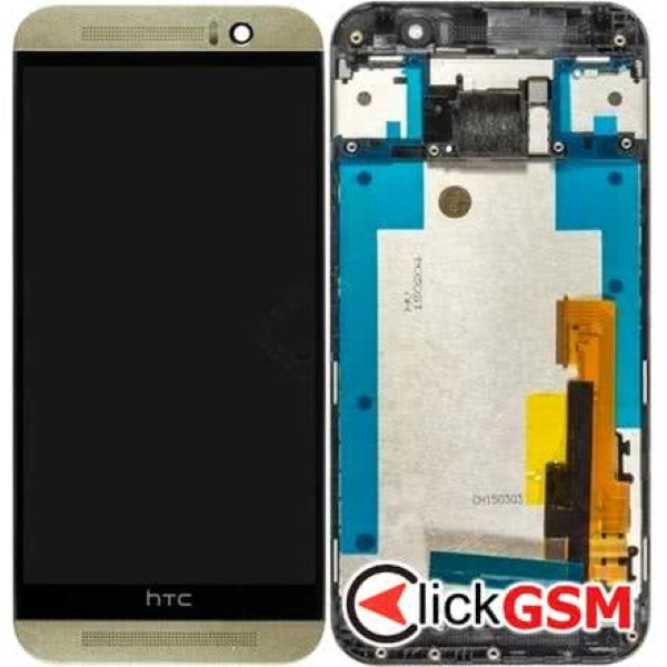 Piesa Piesa Display Cu Touchscreen Si Rama Argintiu Htc One M9 2fvd