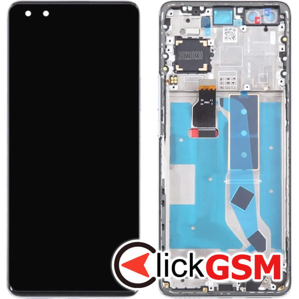 Piesa Display Cu Touchscreen Si Rama Argintiu Huawei Nova 10 Pro 4rot