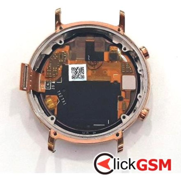 Piesa Display Cu Touchscreen Si Rama Auriu Huawei Watch Gt2 42mm 2pp2