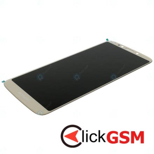 Piesa Display Cu Touchscreen Si Rama Auriu Motorola Moto E5 Plus 1b8h