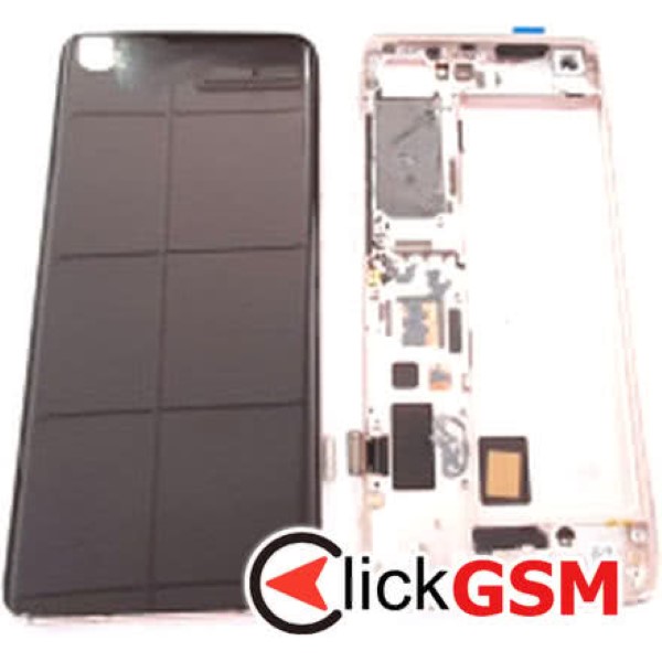 Piesa Display Cu Touchscreen Si Rama Auriu Xiaomi Mi 10 Pro 37pg