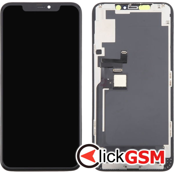 Piesa Display Cu Touchscreen Si Rama Black Apple Iphone 11 Pro Max 4gxe