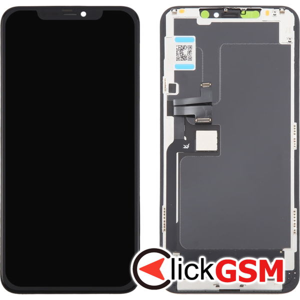 Piesa Display Cu Touchscreen Si Rama Black Apple Iphone 11 Pro Max 4h14