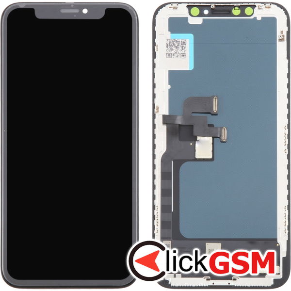 Piesa Piesa Display Cu Touchscreen Si Rama Black Apple Iphone X 4n3e