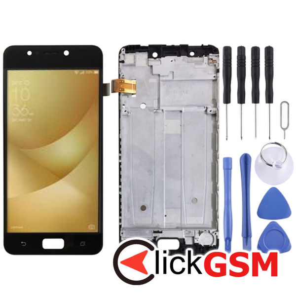 Piesa Display Cu Touchscreen Si Rama Black Asus Zenfone 4 Max 25a1