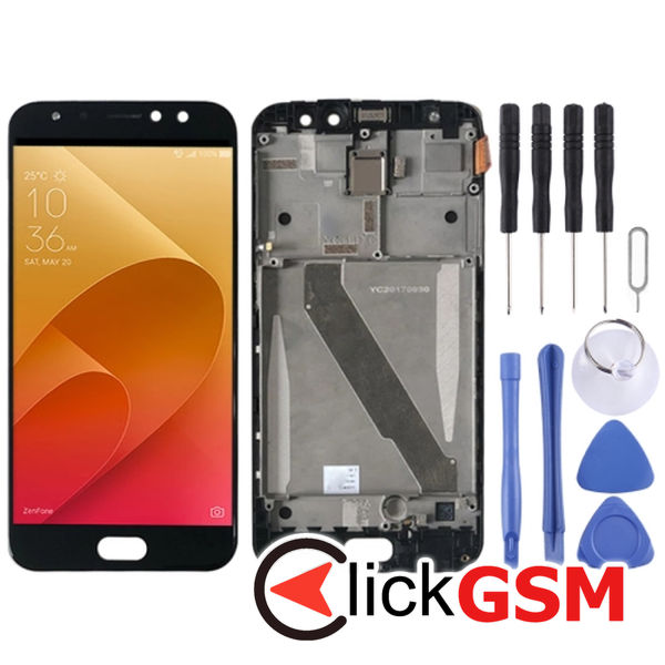 Piesa Display Cu Touchscreen Si Rama Black Asus Zenfone 4 Selfie Pro 259r