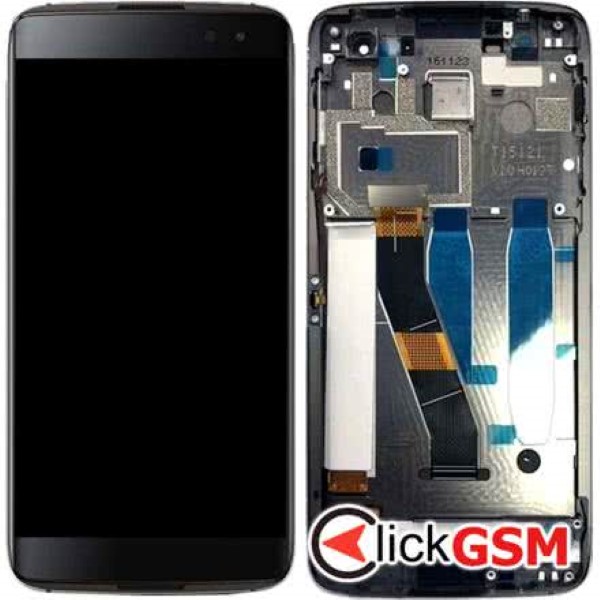 Piesa Piesa Display Cu Touchscreen Si Rama Black Blackberry Dtek60 1exb