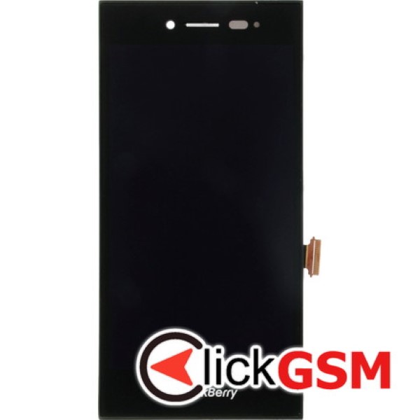 Piesa Piesa Display Cu Touchscreen Si Rama Black Blackberry Leap L96