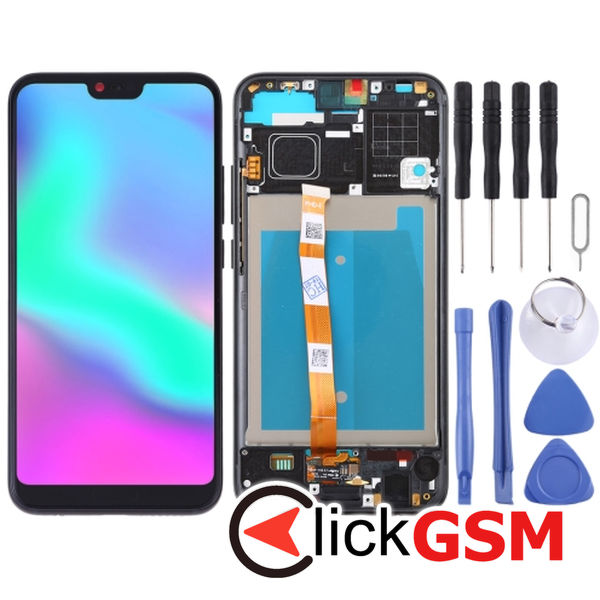 Piesa Display Cu Touchscreen Si Rama Black Honor 10 4n8b