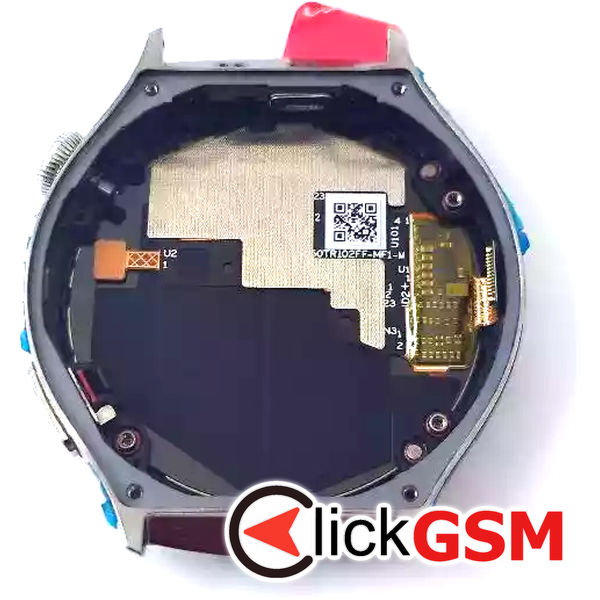 Piesa Display Cu Touchscreen Si Rama Black Huawei Watch 4 325z