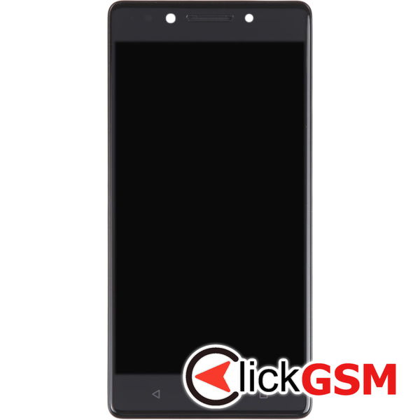 Piesa Display Cu Touchscreen Si Rama Black Lenovo K8 Note 258l