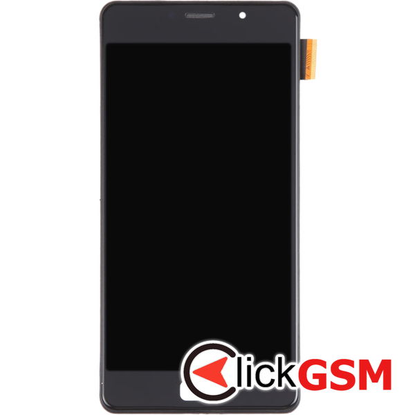 Piesa Display Cu Touchscreen Si Rama Black Lenovo Vibe P2 240l