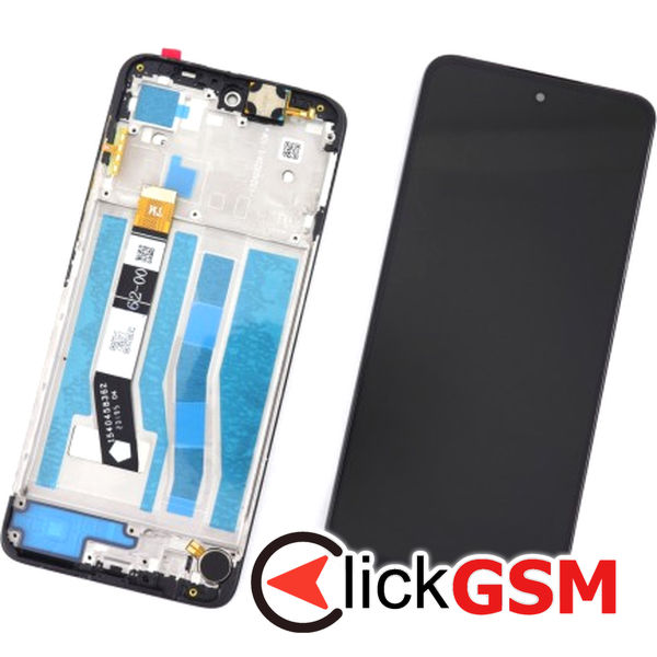 Piesa Display Cu Touchscreen Si Rama Black Motorola Moto G54 4m6z