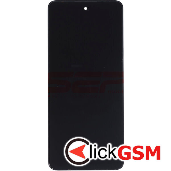 Piesa Display Cu Touchscreen Si Rama Black Motorola Moto G60 45xb