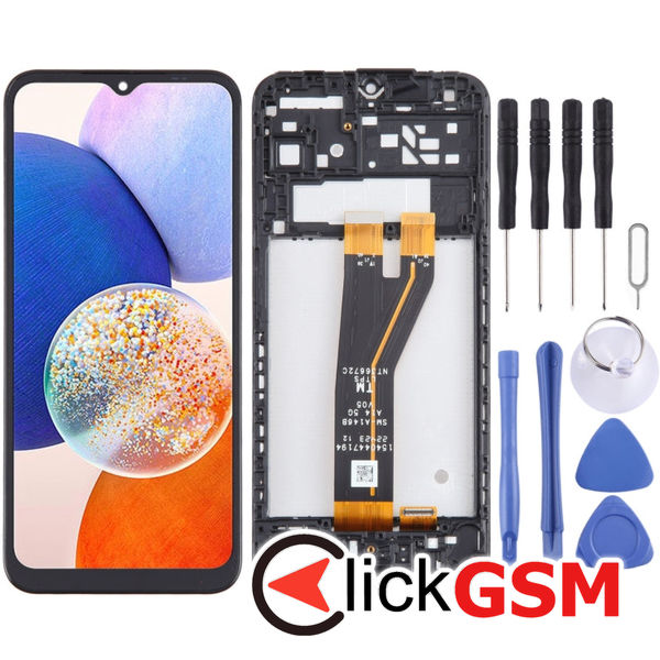 Piesa Display Cu Touchscreen Si Rama Black Samsung Galaxy A14 5g 4eyn