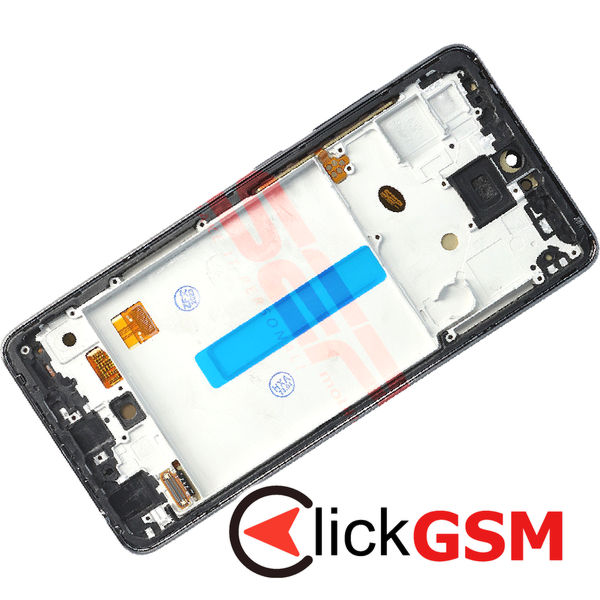 Piesa Display Cu Touchscreen Si Rama Black Samsung Galaxy A52 4kj9