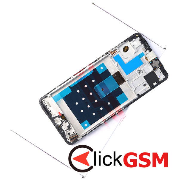 Piesa Display Cu Touchscreen Si Rama Black Samsung Galaxy M55 4ltu