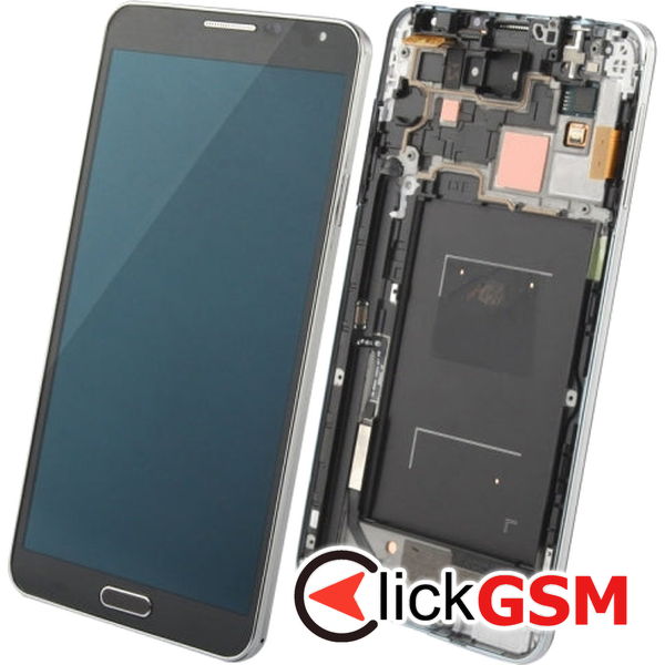 Piesa Display Cu Touchscreen Si Rama Black Samsung Galaxy Note 3 4eqi