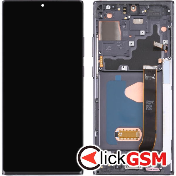 Piesa Display Cu Touchscreen Si Rama Black Samsung Galaxy Note20 Ultra 4ek3