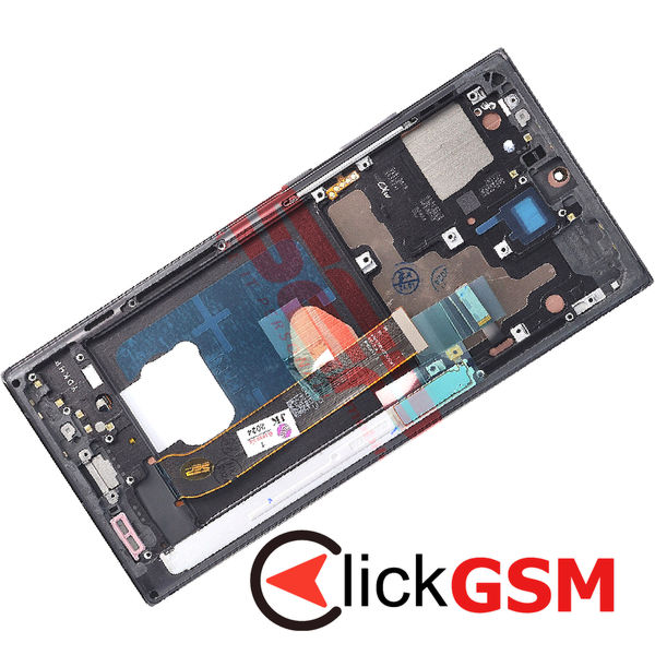 Piesa Display Cu Touchscreen Si Rama Black Samsung Galaxy Note20 Ultra 4l05