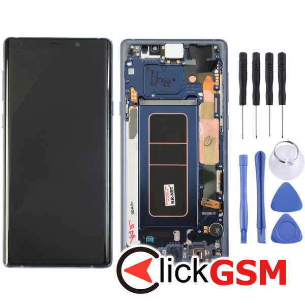 Piesa Display Cu Touchscreen Si Rama Black Samsung Galaxy Note9 4en7