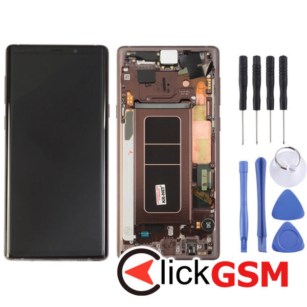 Piesa Display Cu Touchscreen Si Rama Black Samsung Galaxy Note9 4en8