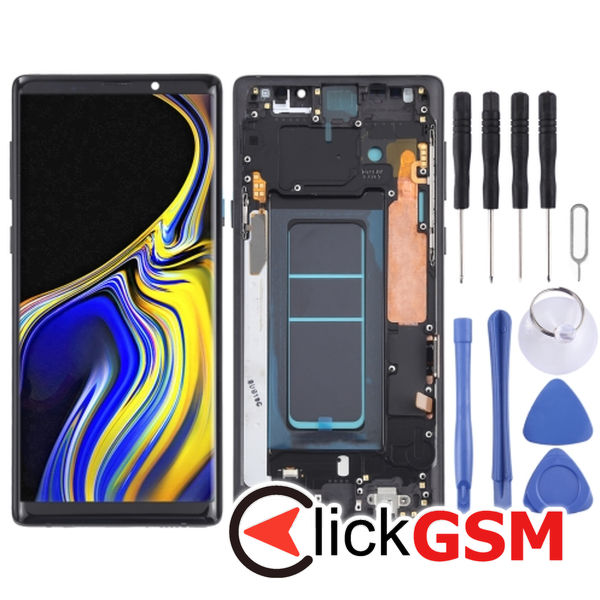 Piesa Piesa Display Cu Touchscreen Si Rama Black Samsung Galaxy Note9 4f1f