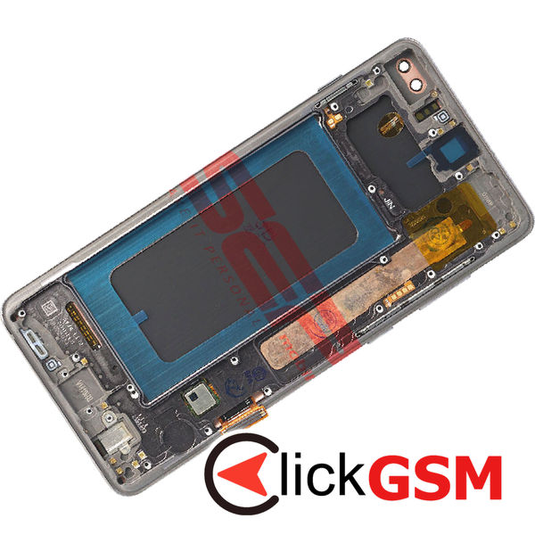 Piesa Display Cu Touchscreen Si Rama Black Samsung Galaxy S10.plus 4lj2