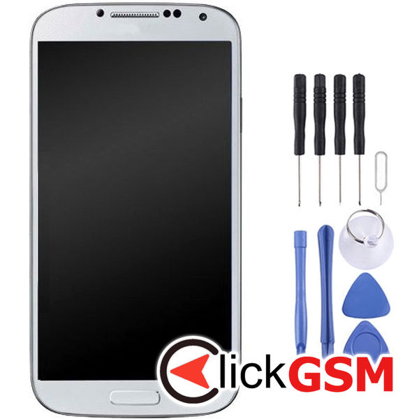 Piesa Display Cu Touchscreen Si Rama Black Samsung Galaxy S4 1z4