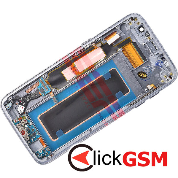 Piesa Display Cu Touchscreen Si Rama Black Samsung Galaxy S7 Edge 4l01