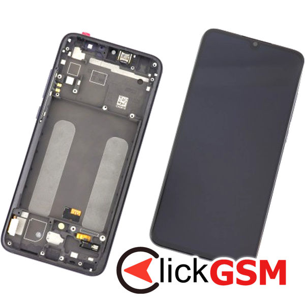 Piesa Display Cu Touchscreen Si Rama Black Xiaomi Mi 9 Lite 4m6r