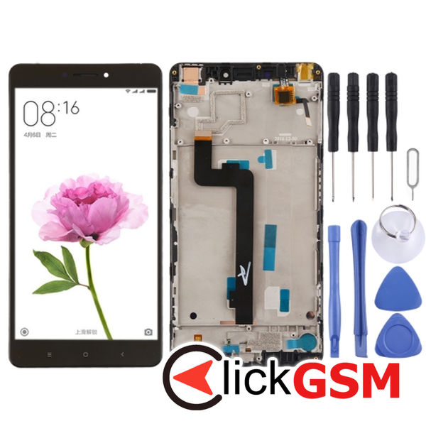 Piesa Display Cu Touchscreen Si Rama Black Xiaomi Mi Max 300x