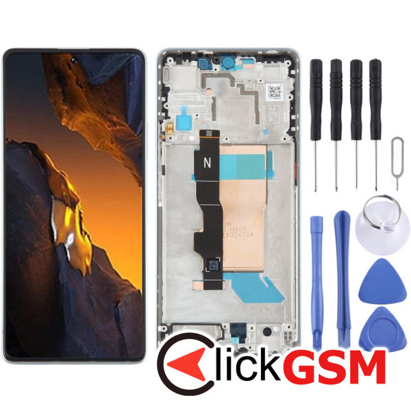 Piesa Display Cu Touchscreen Si Rama Black Xiaomi Poco F5 49a2