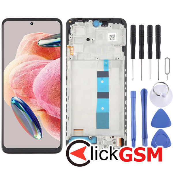 Piesa Display Cu Touchscreen Si Rama Black Xiaomi Poco X5 483q