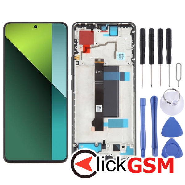 Piesa Piesa Display Cu Touchscreen Si Rama Black Xiaomi Poco X6 43d8