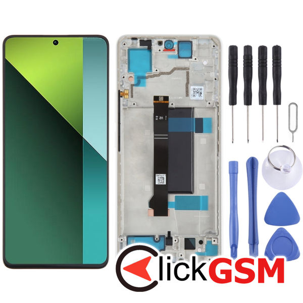 Piesa Display Cu Touchscreen Si Rama Black Xiaomi Poco X6 43dd