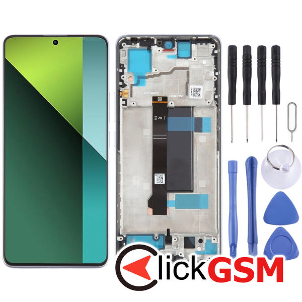 Piesa Display Cu Touchscreen Si Rama Black Xiaomi Poco X6 49a5