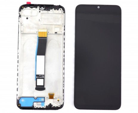 Piesa Display Cu Touchscreen Si Rama Black Xiaomi Redmi 10c 42xr