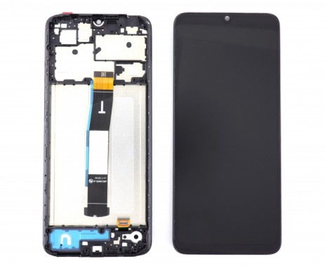 Piesa Display Cu Touchscreen Si Rama Black Xiaomi Redmi 12c 42xo