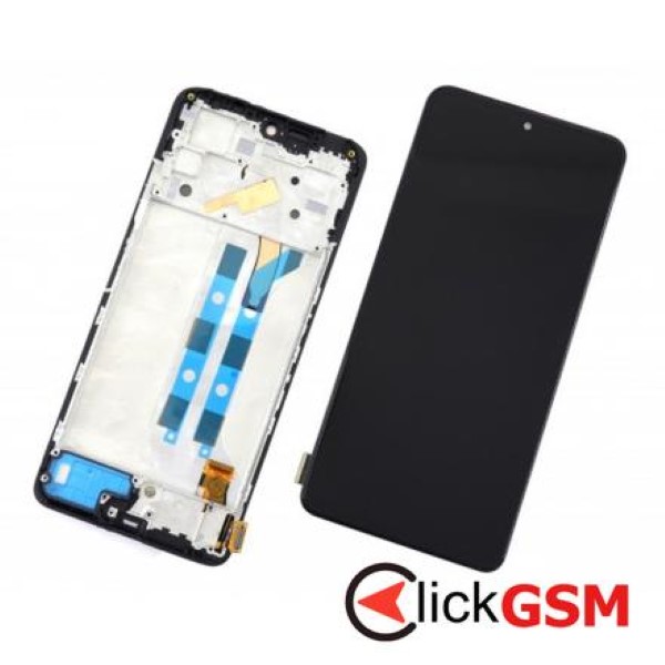 Piesa Display Cu Touchscreen Si Rama Black Xiaomi Redmi Note 11 Pro 4m3v